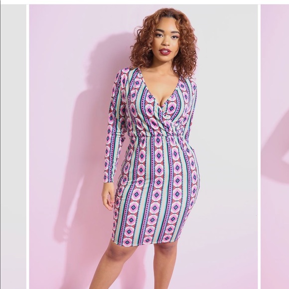 Rebdolls Dresses & Skirts - ‼️Rebdolls cross over bodycon dress size 20 0057